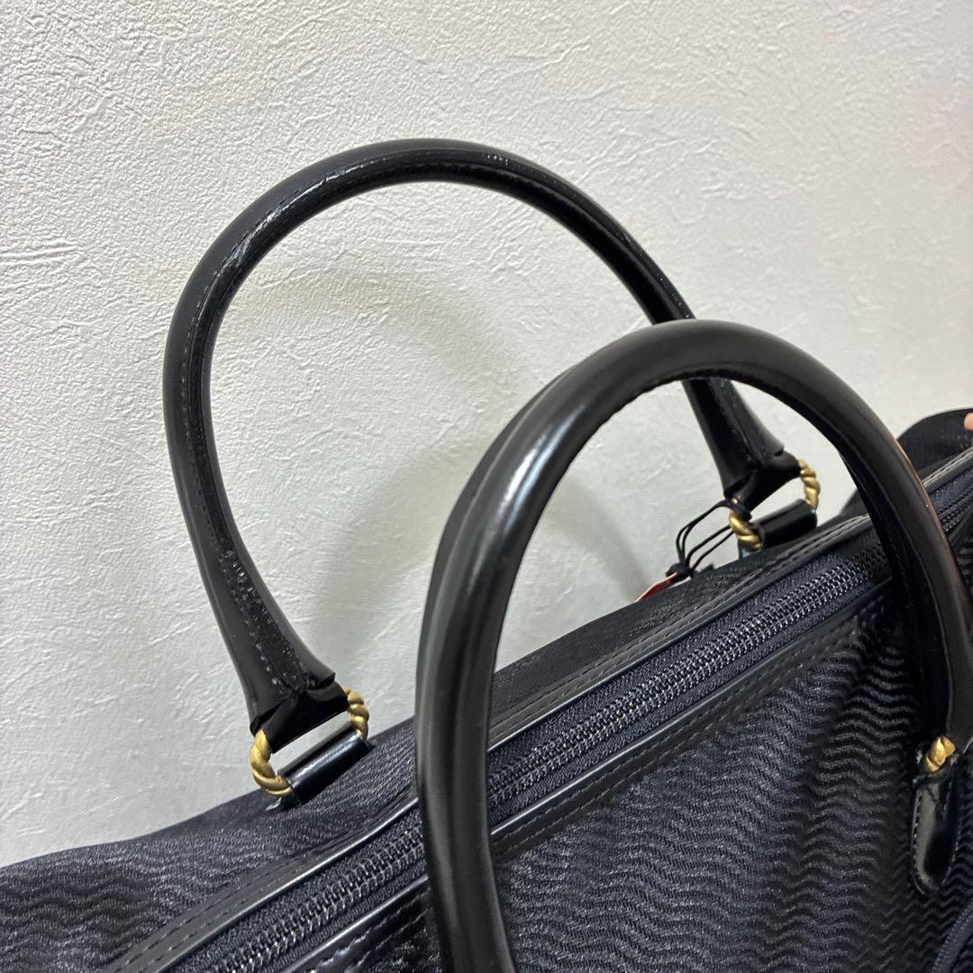 美品 バレンシアガ エース コラボ 2way ボストンバッグ ナイロン ブラック