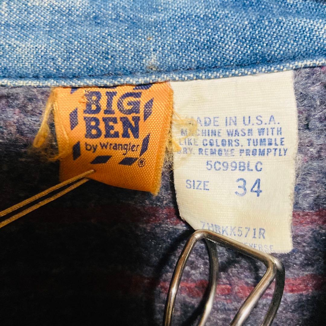 70s〜80s USA製 BIG BEN カバーオール M相当 ヴィンテージ