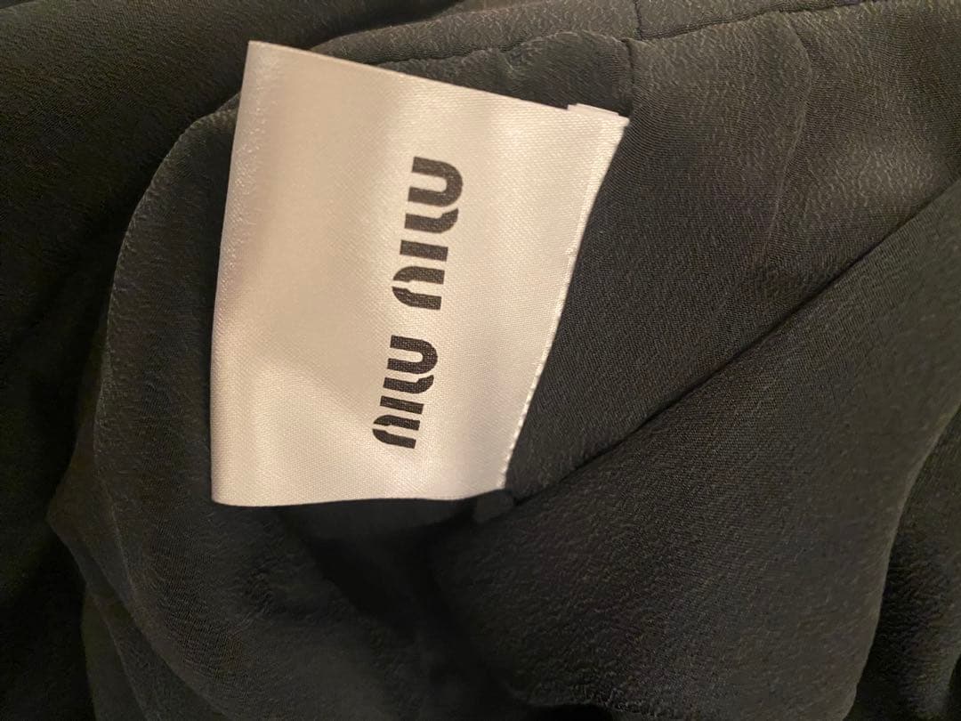miumiu コレクションライン　ビジュー　ドレス