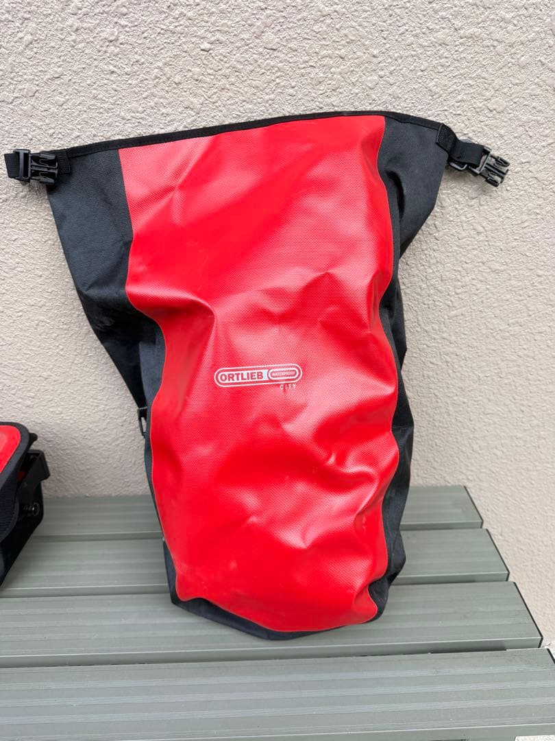 H*A様 ORTLIEB 防水バッグ 3点セット 赤黒
