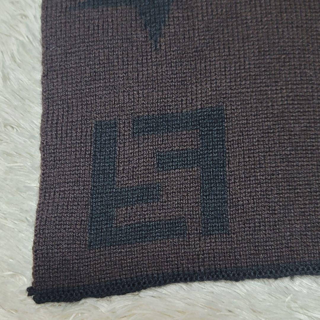 希少✨FENDI フェンディ マフラー FF ウール スター柄 星 リバーシブル