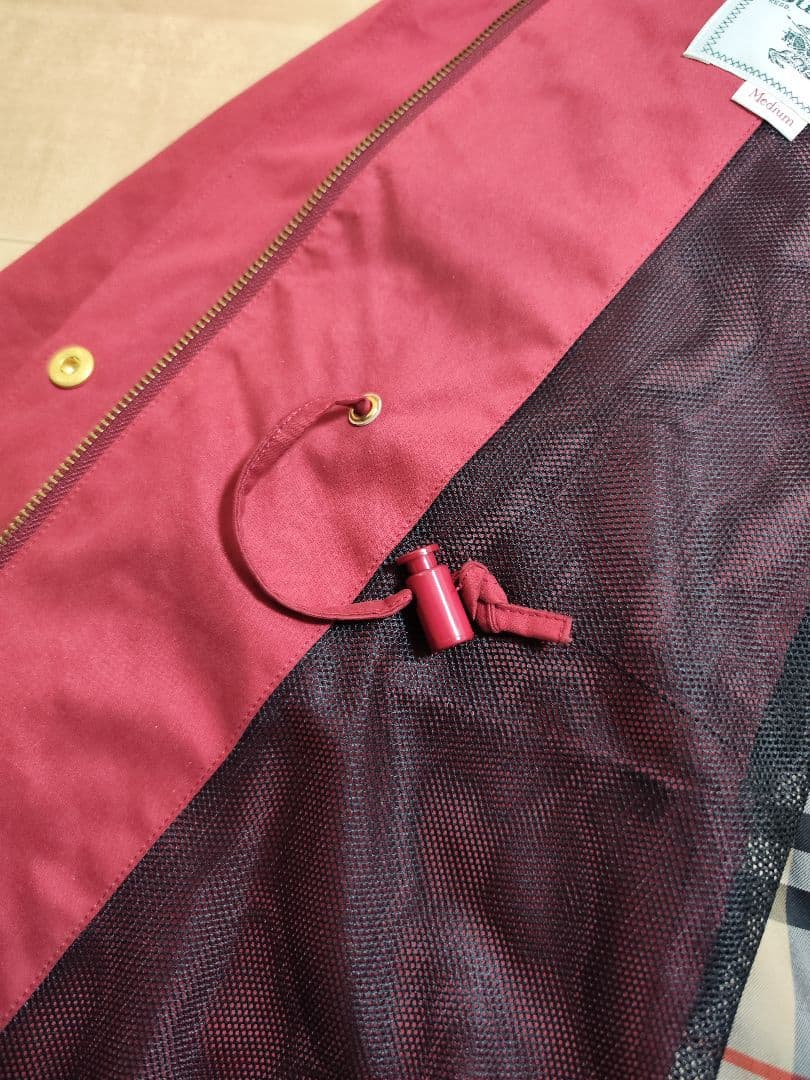 Burberry スプリングコート レッド レディースM