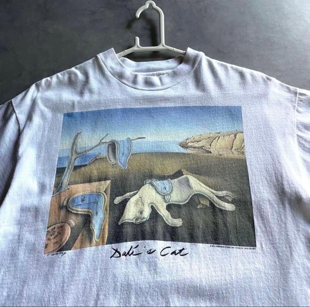 90s DALI's CAT Salvador Dali tee “記憶の固執”