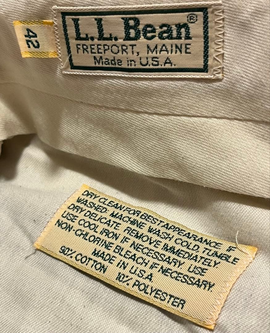 アメリカ製 80s L.L.BEAN コーデュロイ パンツ ビッグサイズ W42