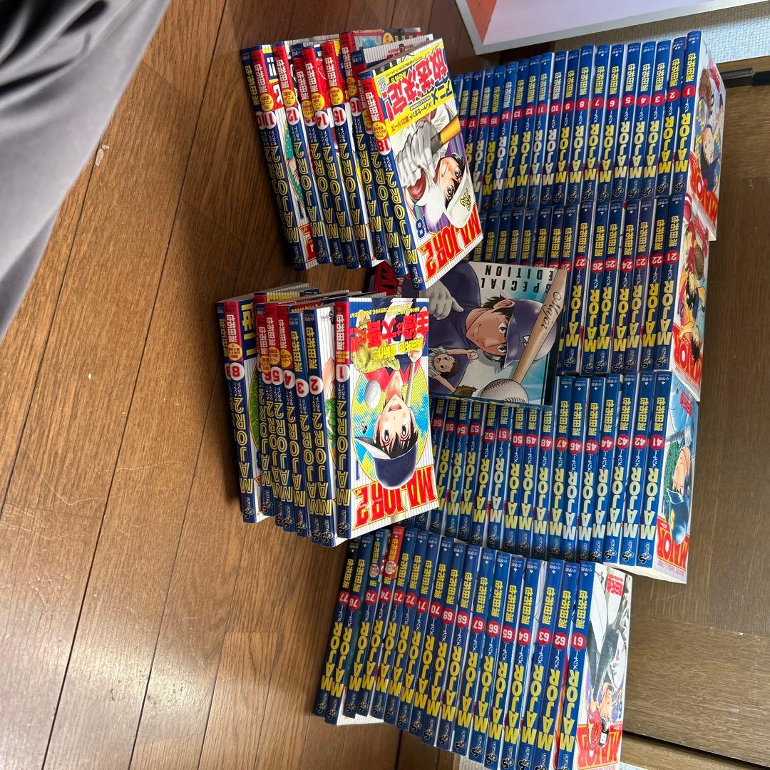送料無料！メジャー全巻セット＋メジャー2nd 1〜18巻