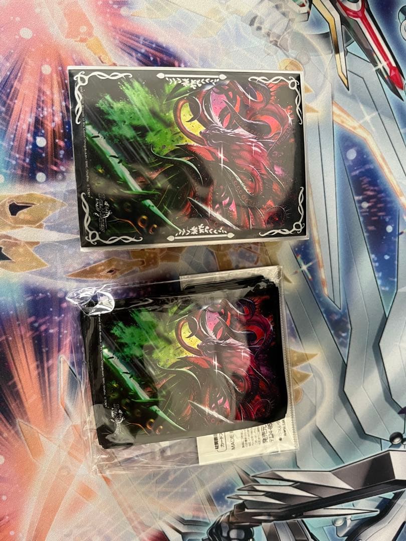黒緑アビス　デッキ　スリーブ付き