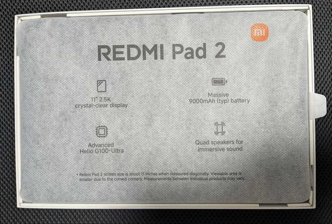 シャオミ Androidタブレット Redmi Pad 2 6G+128G
