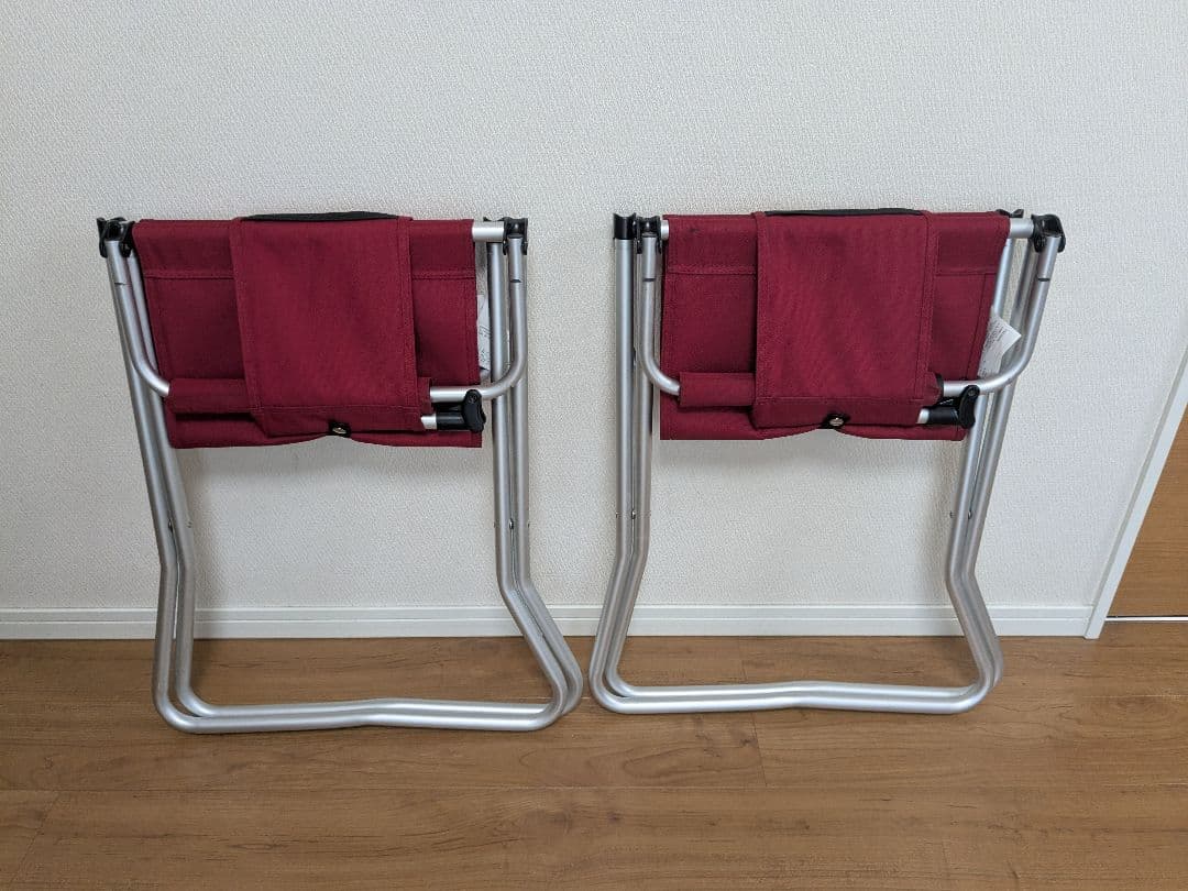スノーピーク　FDチェアワイド　レッド　2脚セット　LV-077RD