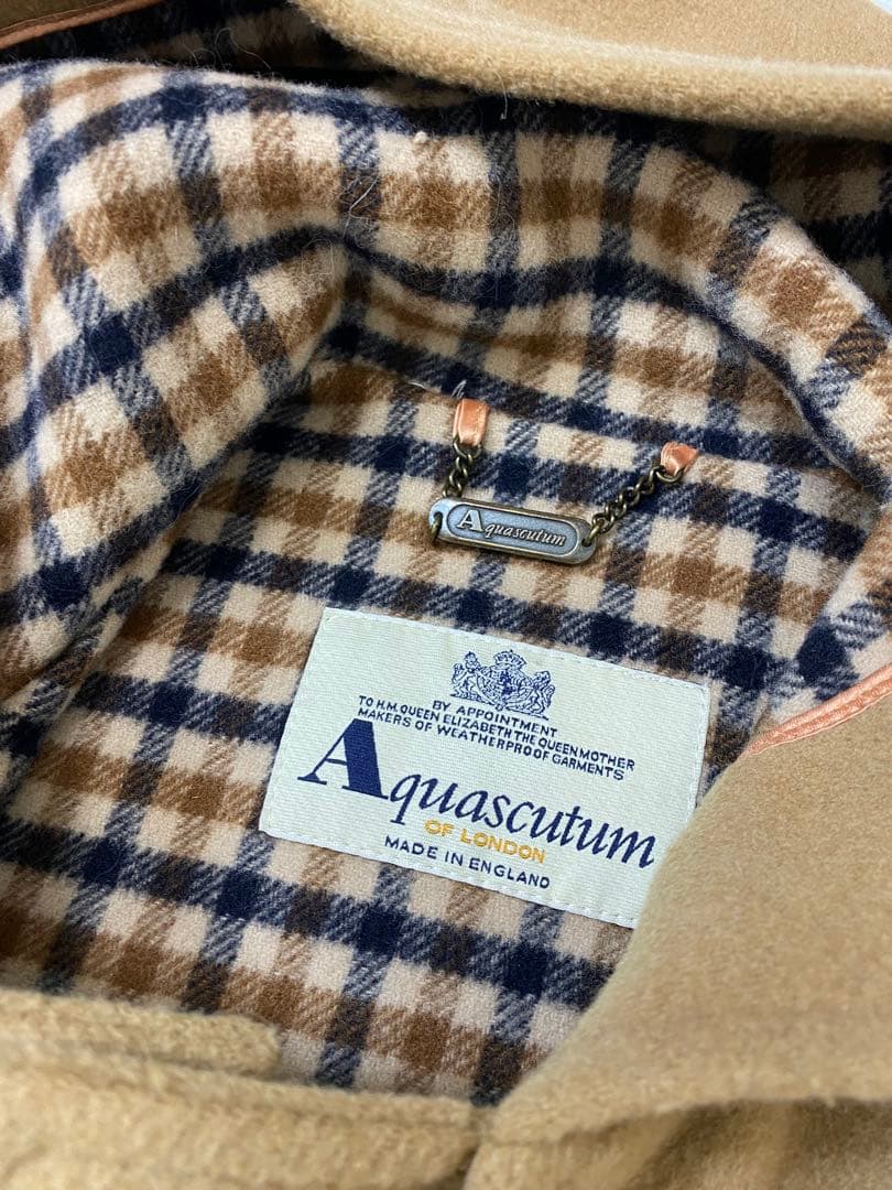 Aquascutum ダッフルコート XL相当 イングランド製