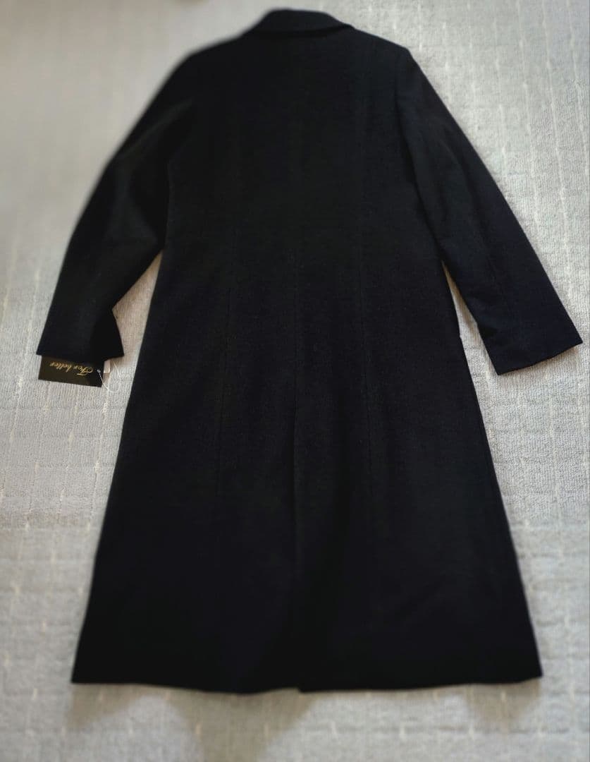 新品　ロングコート　ブラック