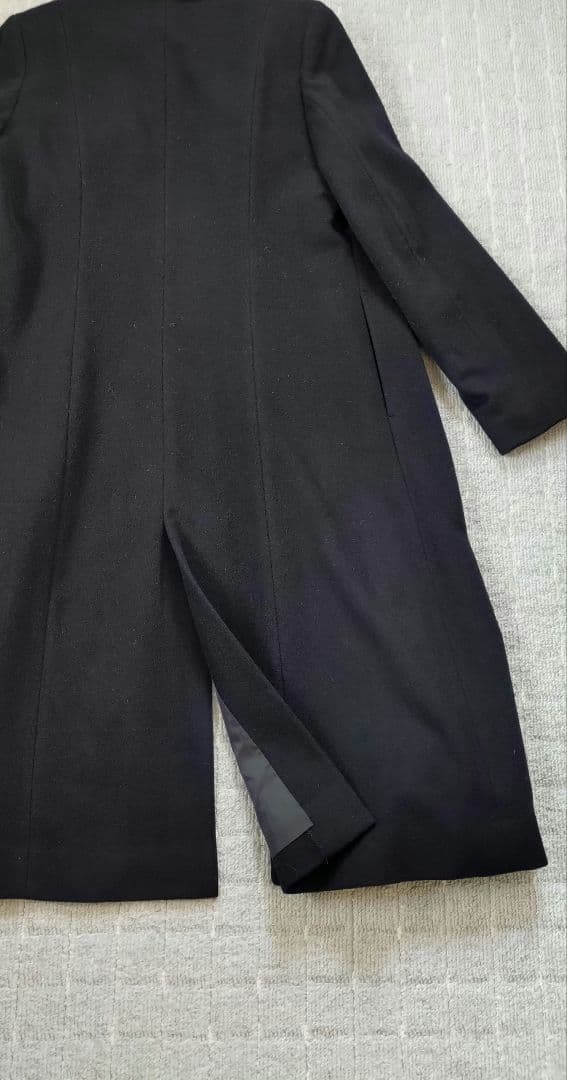 新品　ロングコート　ブラック