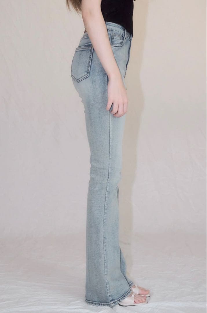 パンツ yilon SEMI FLARE DENIM