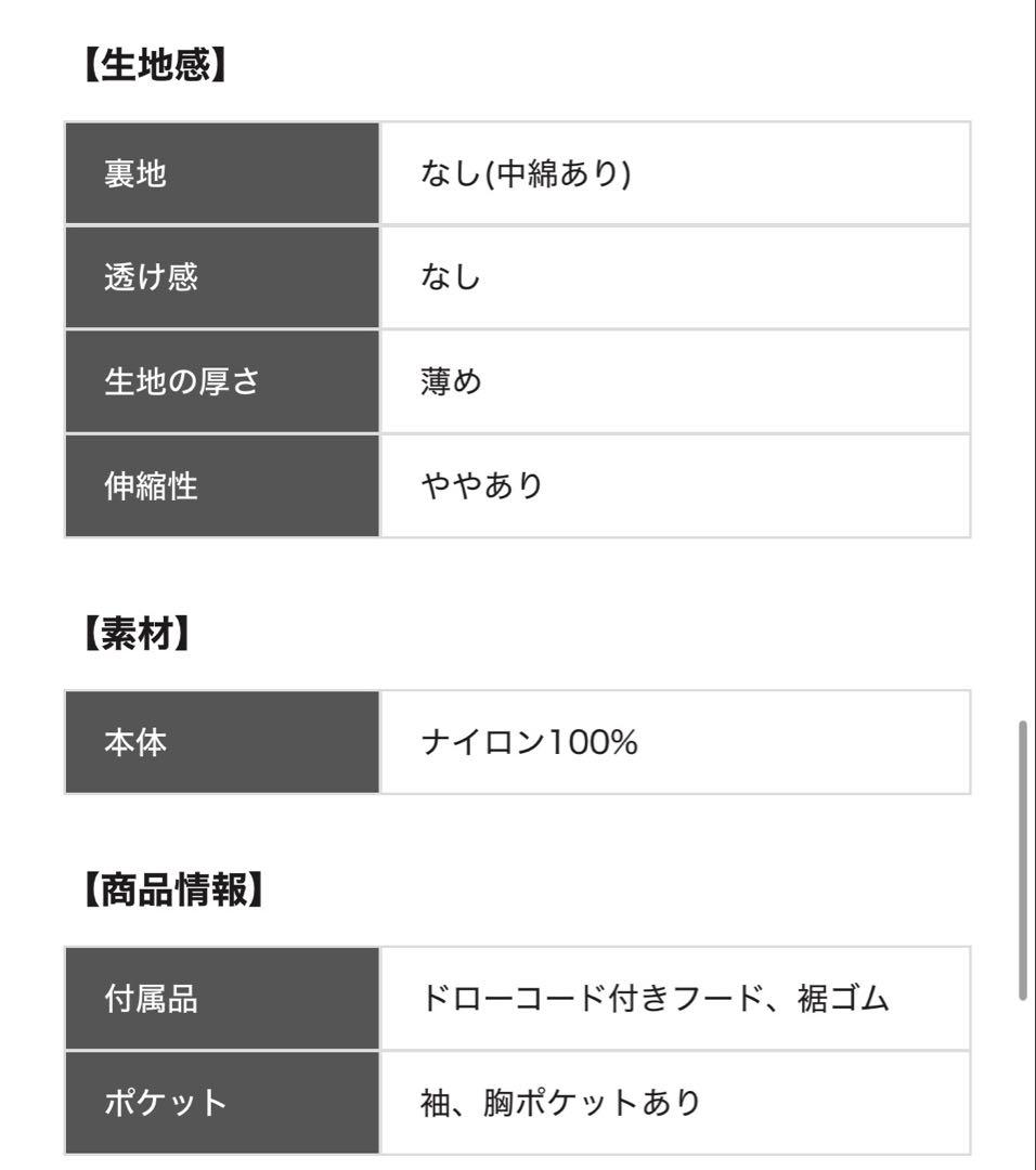 RUFFLOG ラフロッグブラック フード付きジャケット