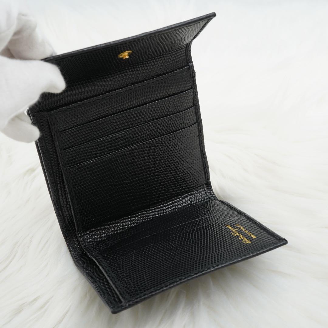 未使用品　箱付き　Salvatore Ferragamo 三つ折り財布　ヴァラ