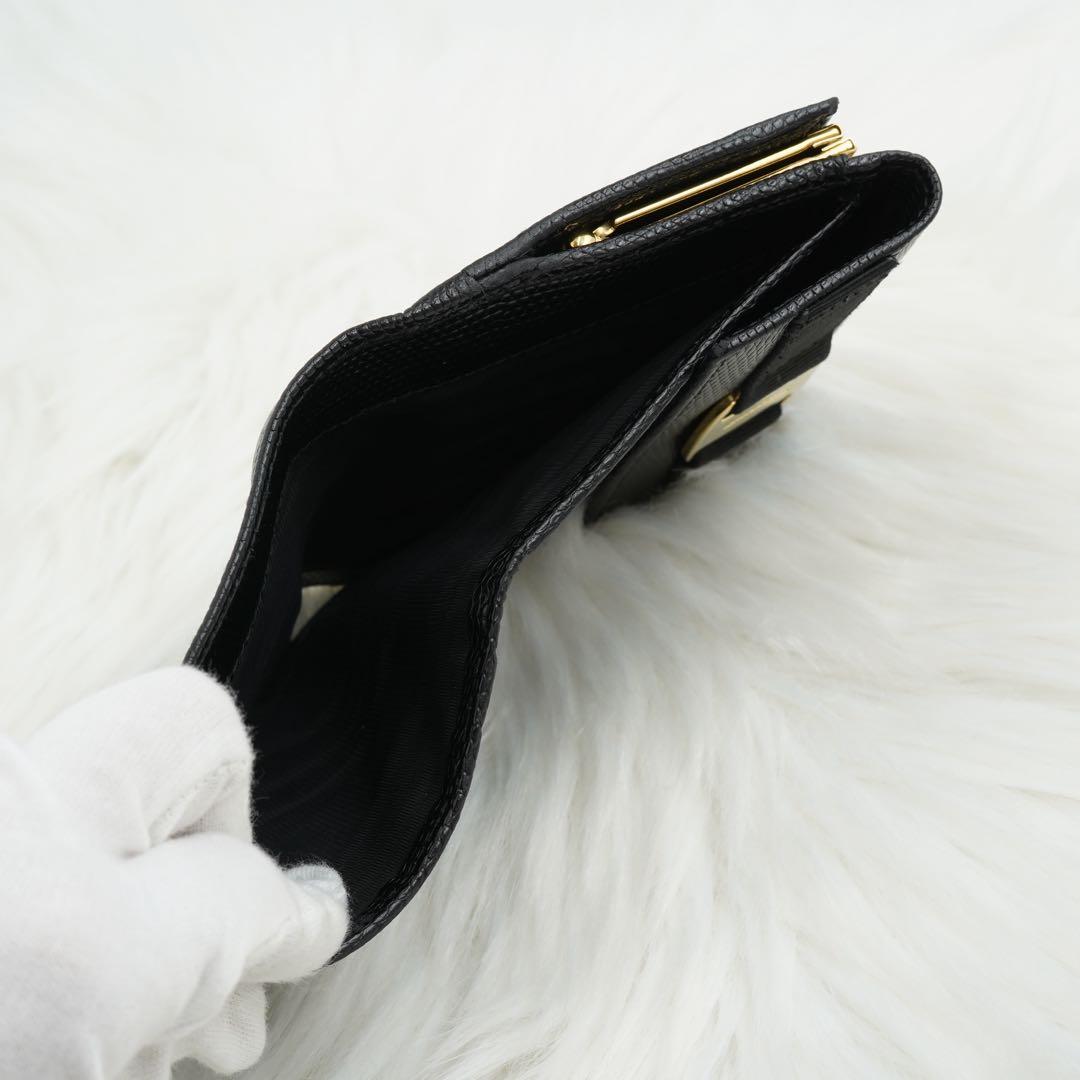 未使用品　箱付き　Salvatore Ferragamo 三つ折り財布　ヴァラ