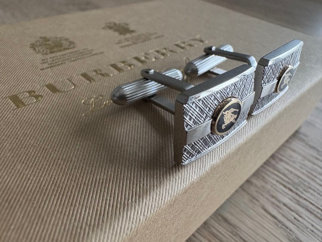 美品 BURBERRY スターリングシルバー製 カフリンクス※付属品無し