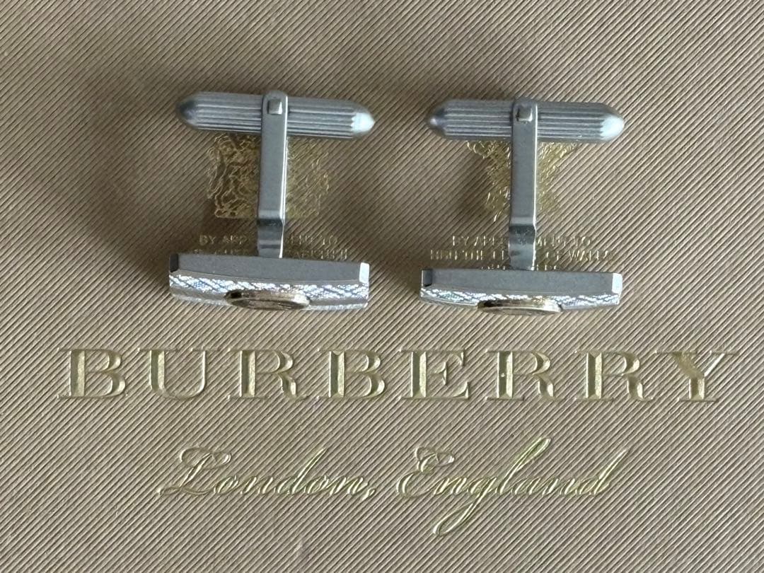 美品 BURBERRY スターリングシルバー製 カフリンクス※付属品無し