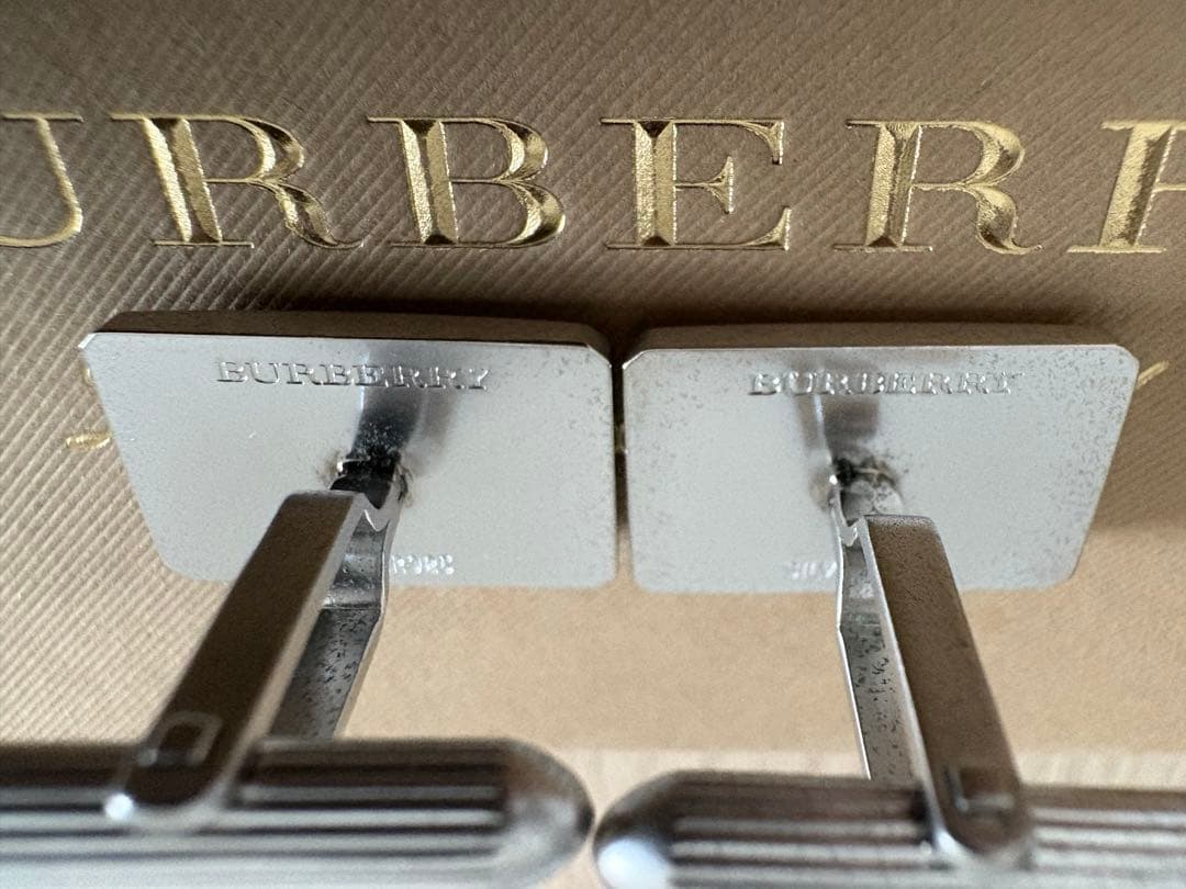 美品 BURBERRY スターリングシルバー製 カフリンクス※付属品無し