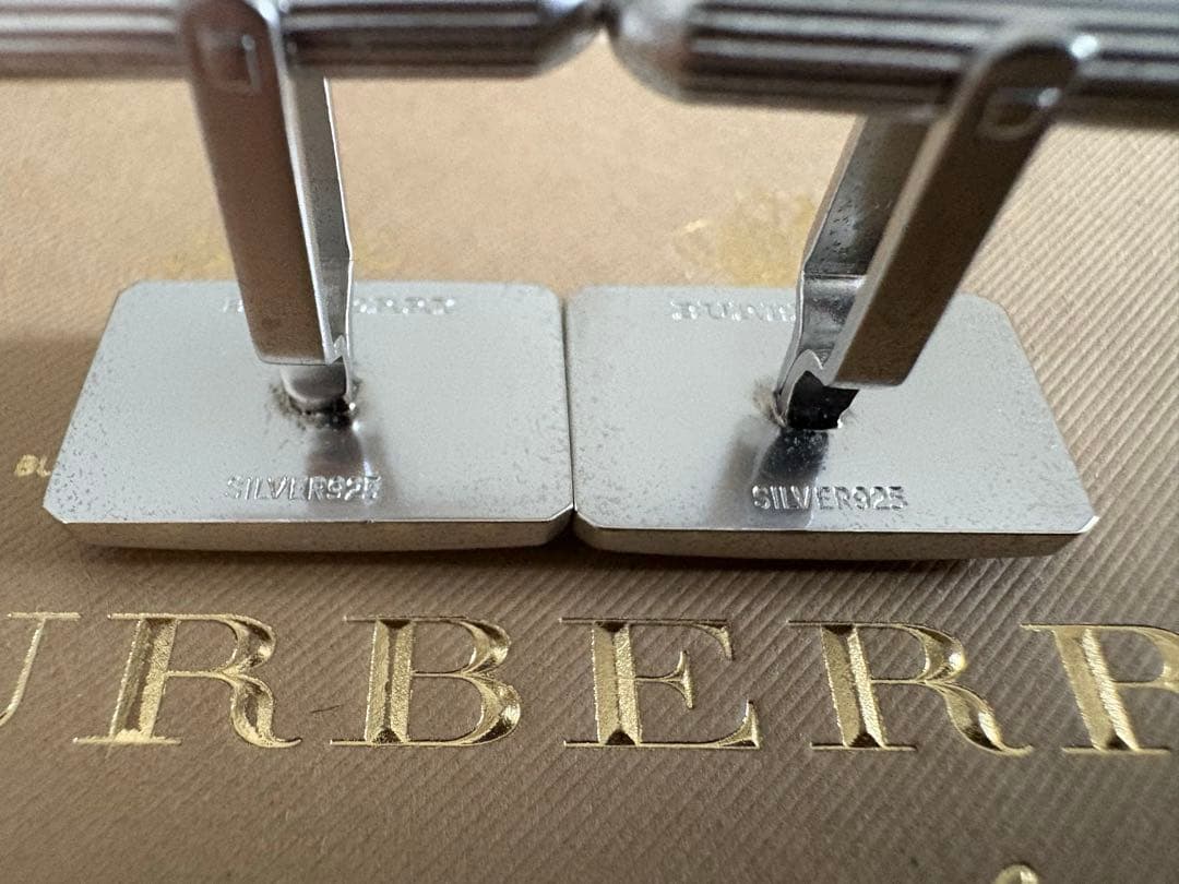 美品 BURBERRY スターリングシルバー製 カフリンクス※付属品無し