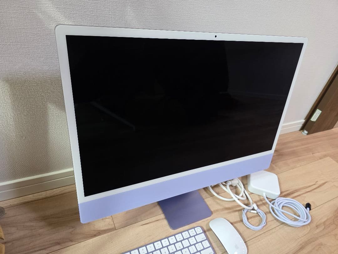 【美品】iMac 24インチ M1 16GB 512GB パープル 動作良好