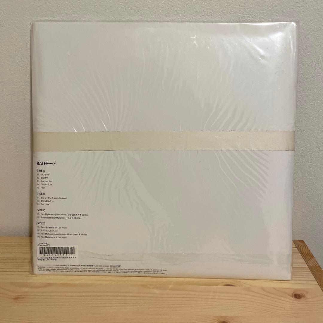 新品 宇多田ヒカル BADモード アナログ レコード メガジャケ 初回プレス版