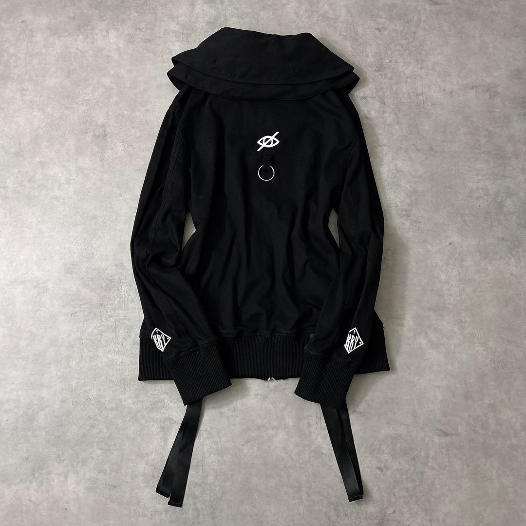 KRY CLOTHING 変形 ハイネック ギミックジャケット アーカイブ 黒