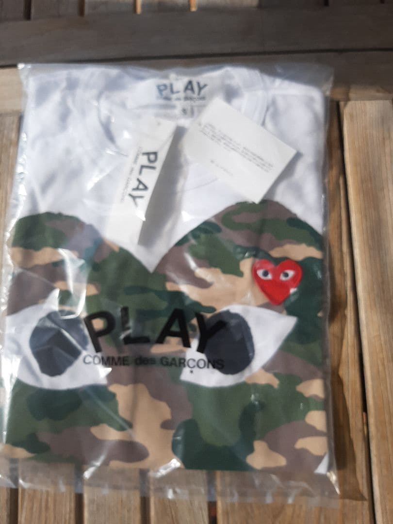 S 正規品 PLAY COMME des GARÇONS カモフラ Tシャツ S