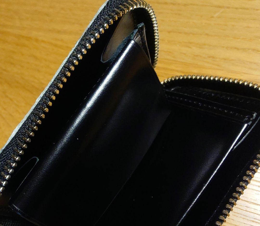 ナダヤ　コンパクト三つ折財布　シルバー