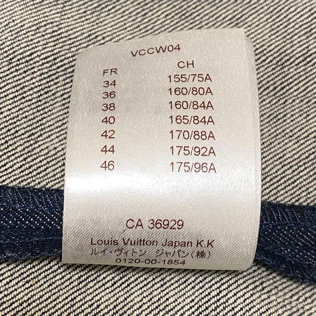 ルイヴィトン LOUIS VUITTON デニムスリットワンピース 34