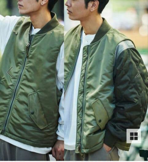 3WAY PERTEX FLIGHT JKT/3WAY フリークスストア☆М美品