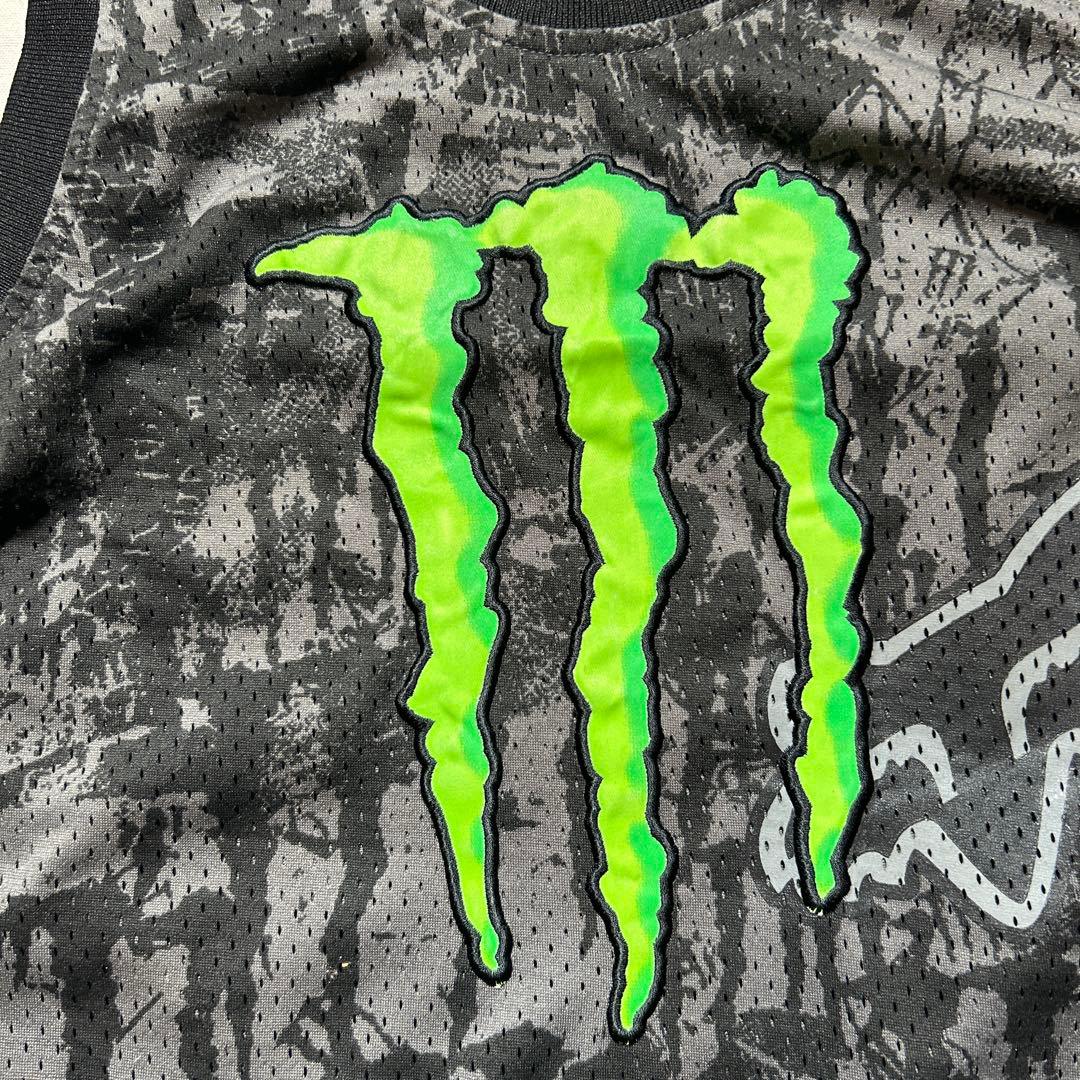 Y2K FOX Monster Energy モンスター　メッシュタンクトップ