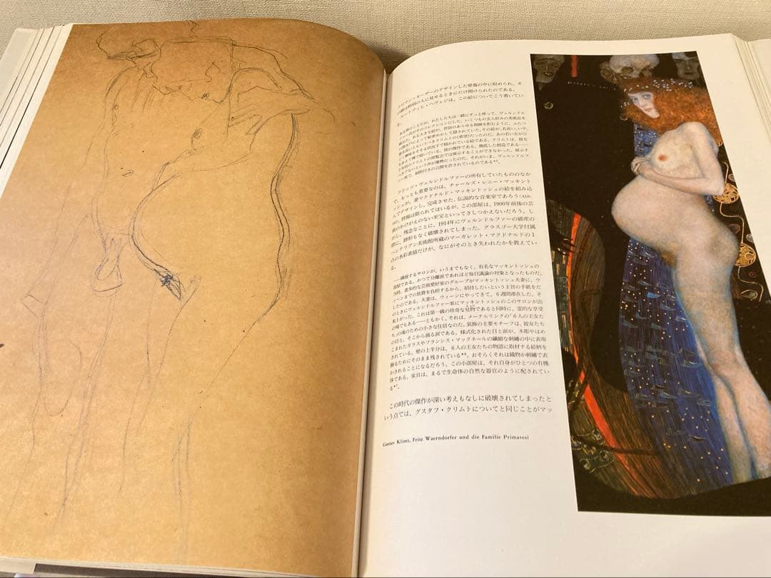 絶版「グスタフ・クリムト　素描と絵画」クリスティアン・M・ネベハイ著　大型希少本