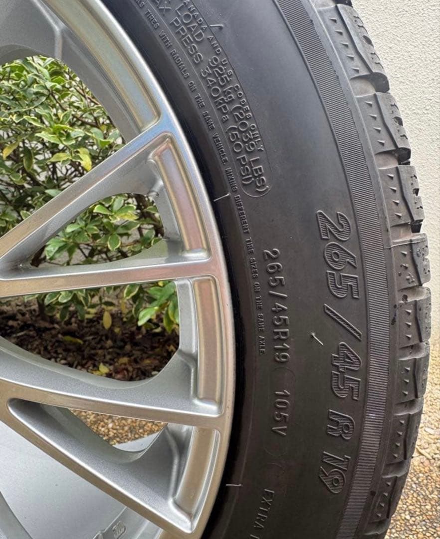 つばさ971 パナメーラ スタッドレス+ホイールセット 2022年製造