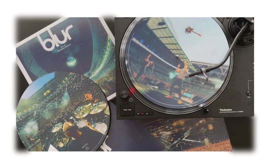 BLUR LPレコード LIVE AT WEMBLEY STADIUM