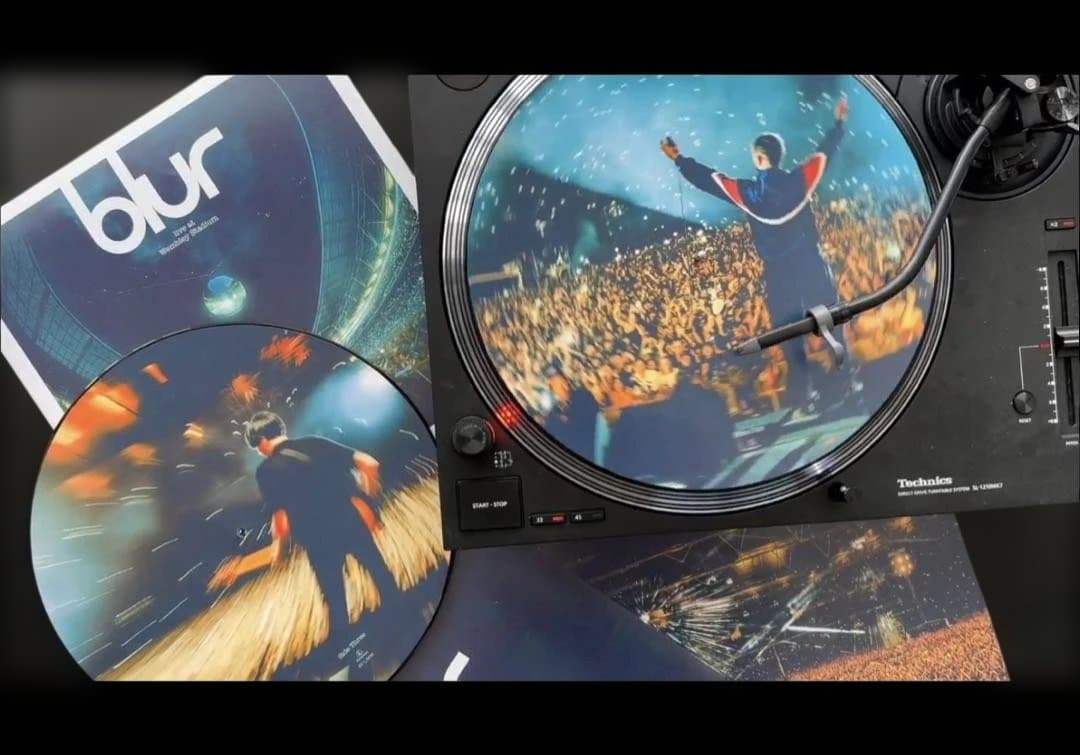 BLUR LPレコード LIVE AT WEMBLEY STADIUM