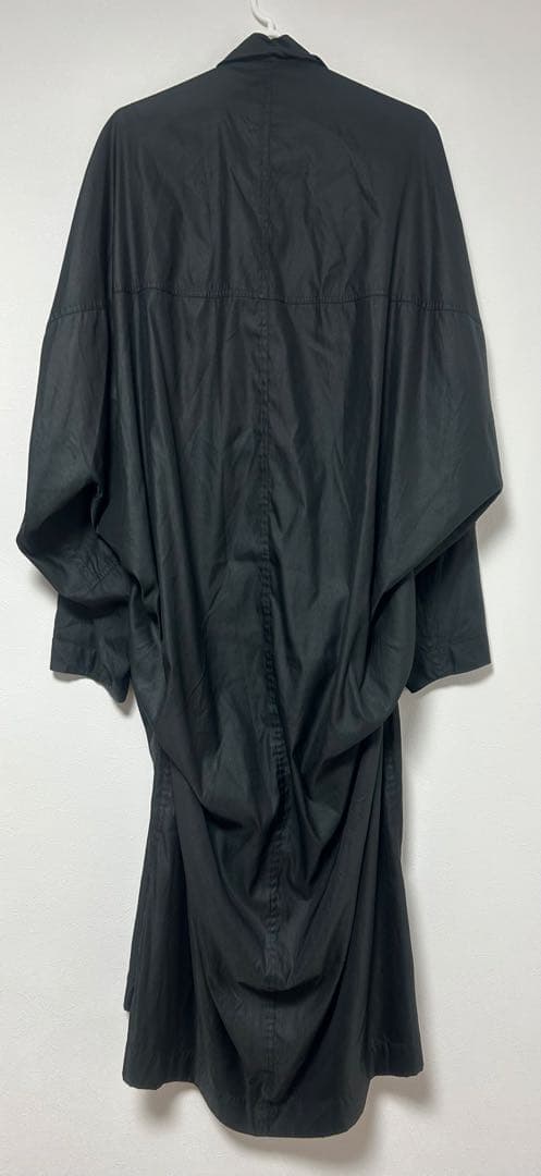 ISSEY MIYAKE 80s 筆タグ 変形ドレープコート 黒L 美品
