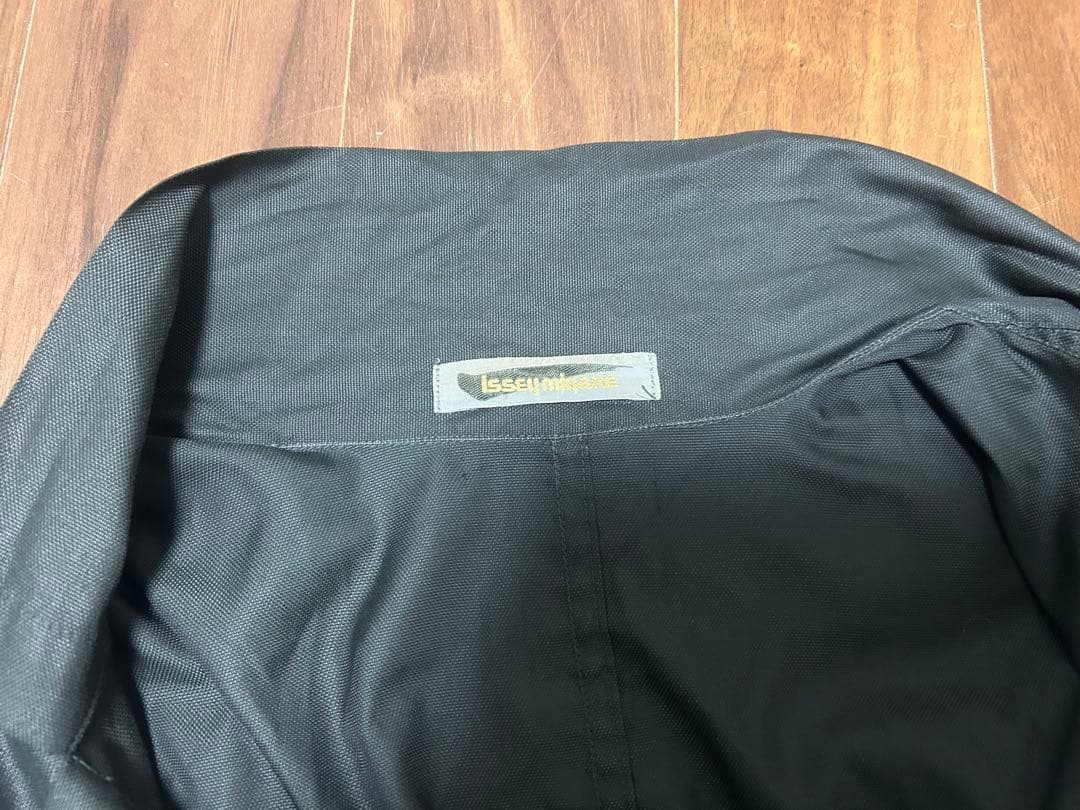 ISSEY MIYAKE 80s 筆タグ 変形ドレープコート 黒L 美品