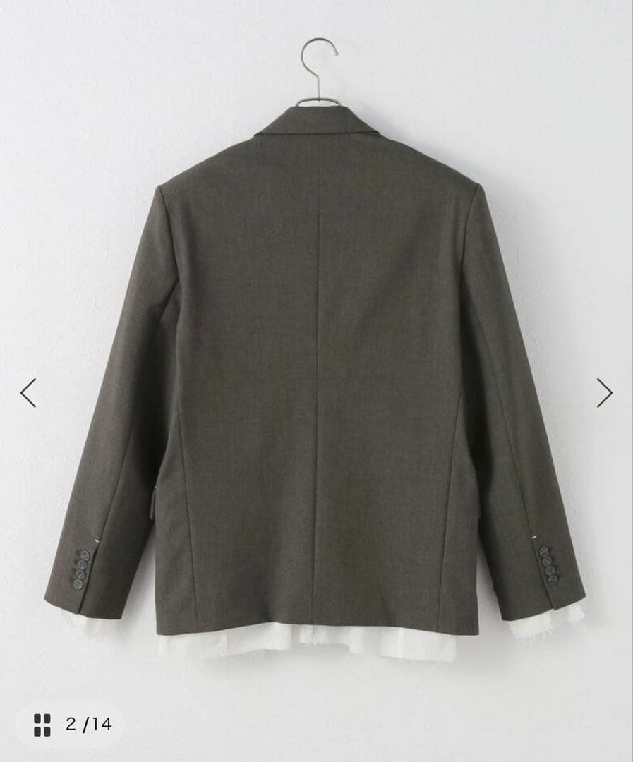 【TODAYFUL/トゥデイフル】Over Shoulder Jacket 36