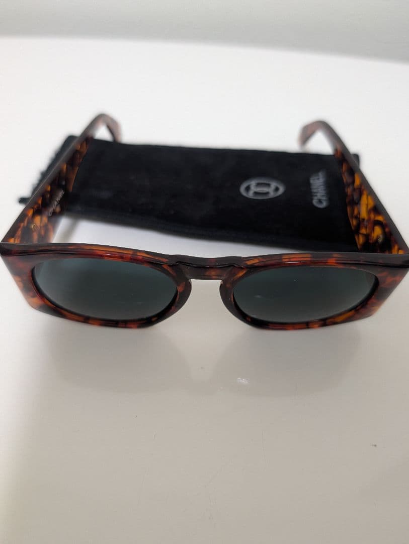 【シャネル】CHANEL べっ甲柄 サングラス レディース