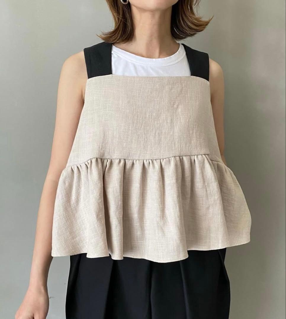 新品未使用howdy linen flare camisole