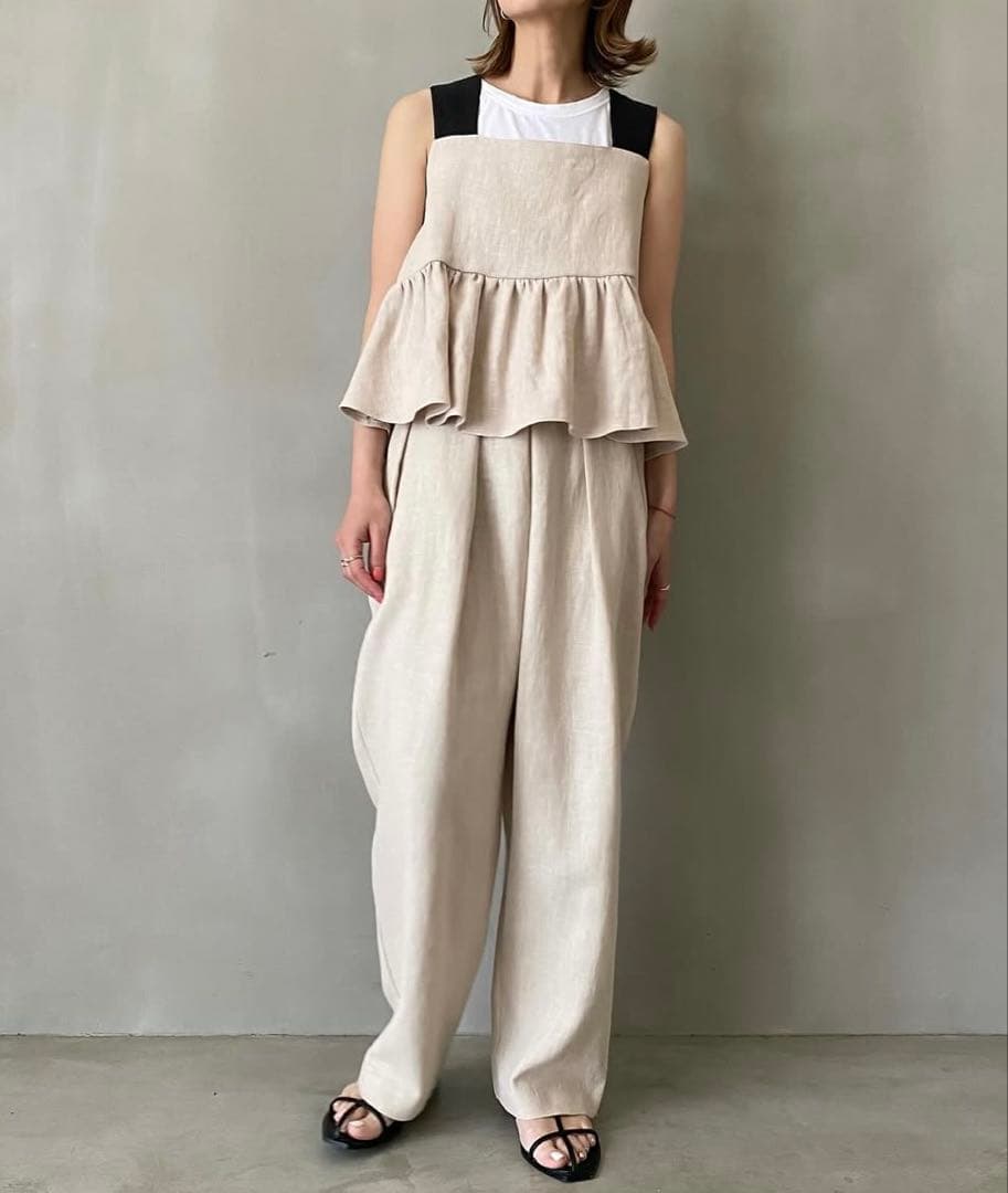 新品未使用howdy linen flare camisole