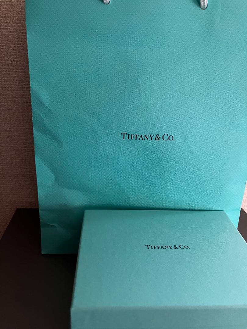 ティファニー Tiffany & Co. ブラックレザー名刺入れ カードケース