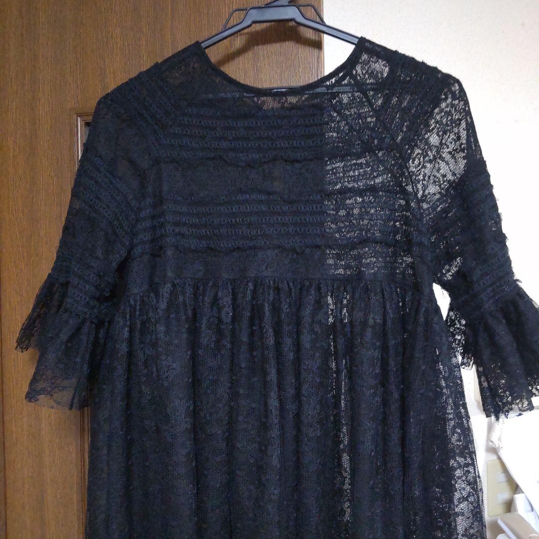 ERMANNO SHERVINOエルマンノシェルビーノ 総刺繍レース ワンピース