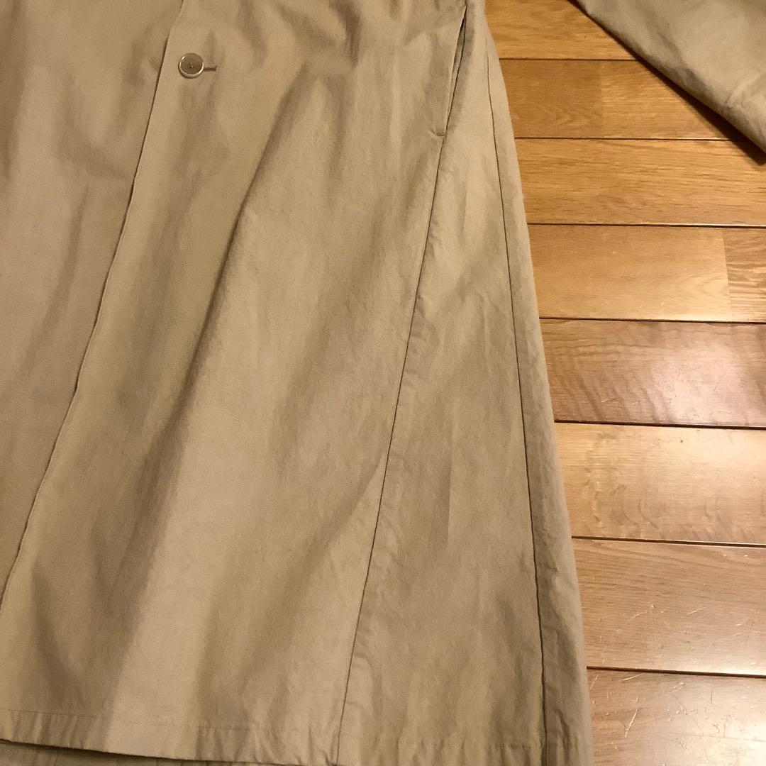 nume コットン　ステンカラーコート