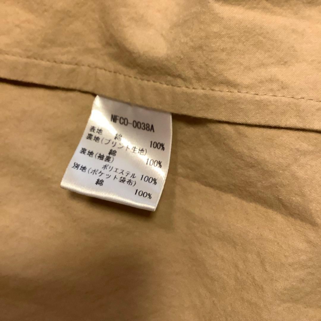 nume コットン　ステンカラーコート