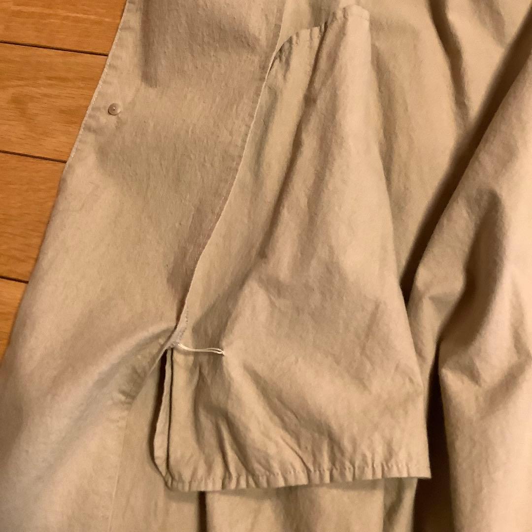 nume コットン　ステンカラーコート
