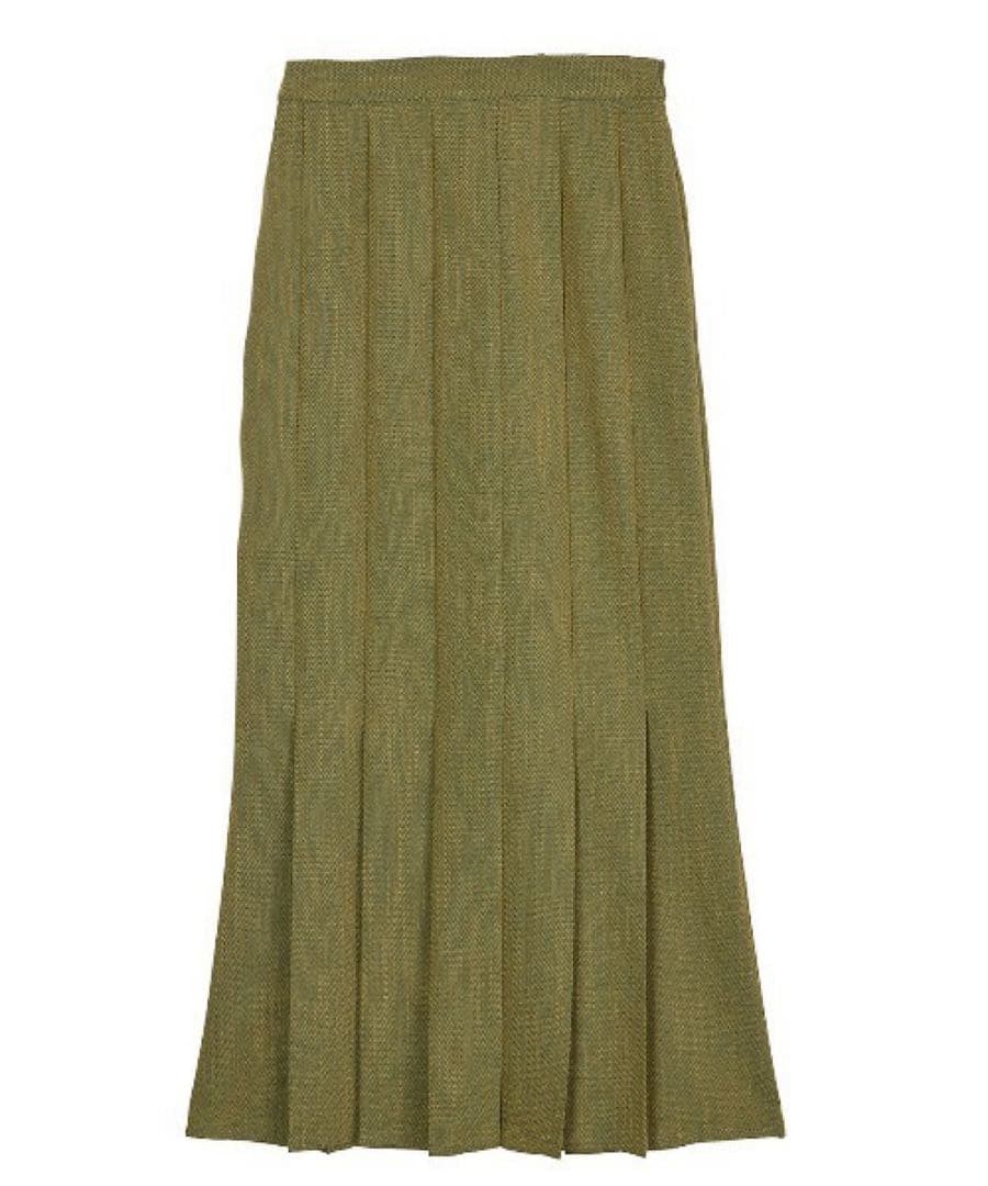 【美品】Ameri HERRINGBONE HEM PLEATS SKIRT
