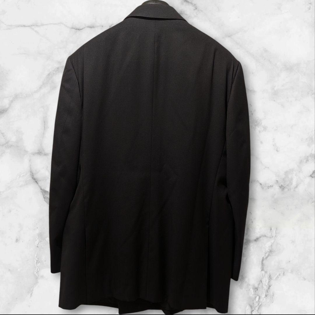LANVIN ダブルブレスト テーラードジャケット ブラック 金ボタン