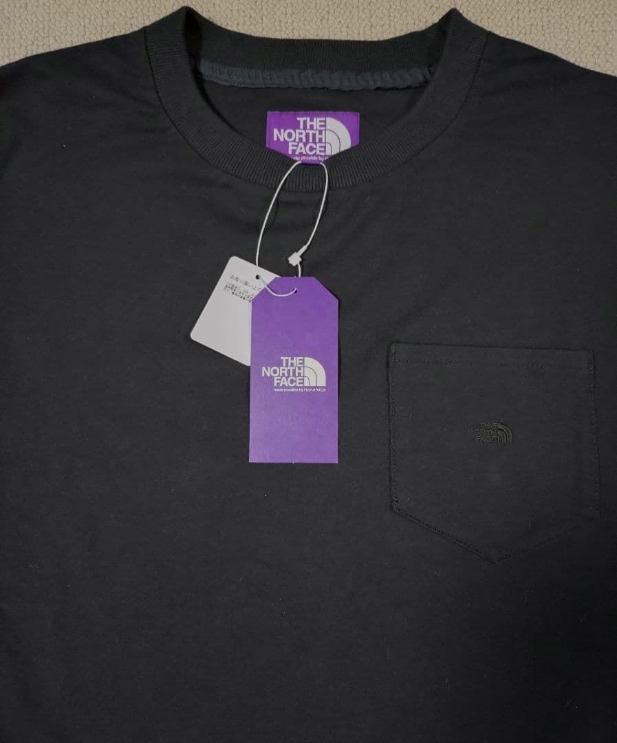 新品TNF PurpleLabel HighBulky PocketTee WM