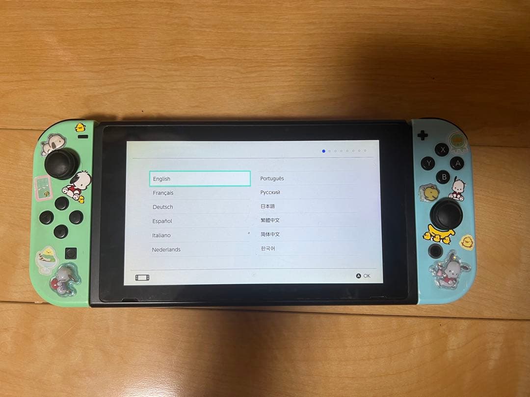 ニンテンドーSwitch本体　ジャンク品　ケース付